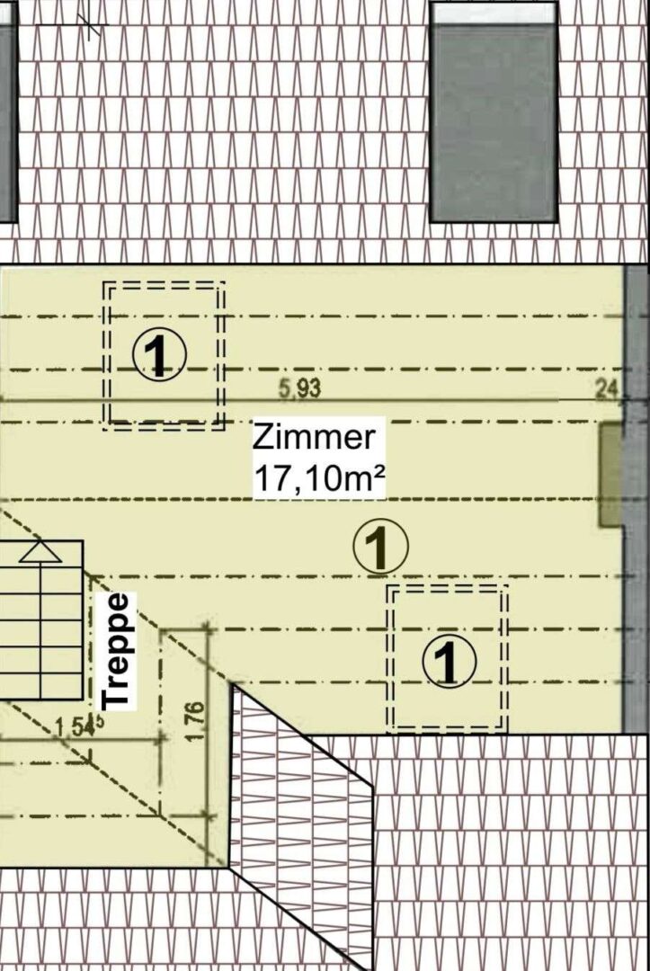 Grundriss Spitzboden