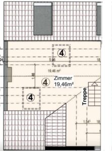 Grundriss Spitzboden