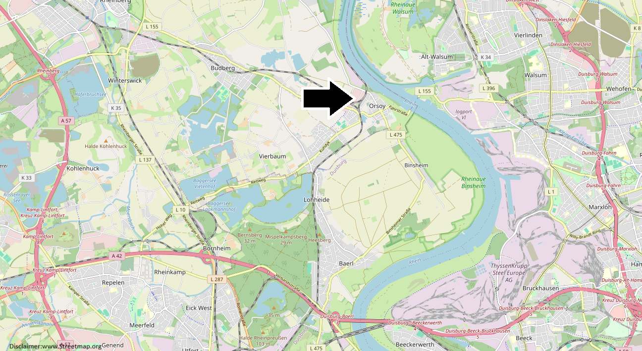 Lagekarte Standort Landrat-von-Lear-Straße