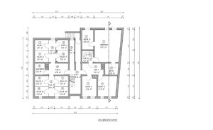 Bauzeichnung Einheit 2 Grendtor 14 _ Essen-Steele UG