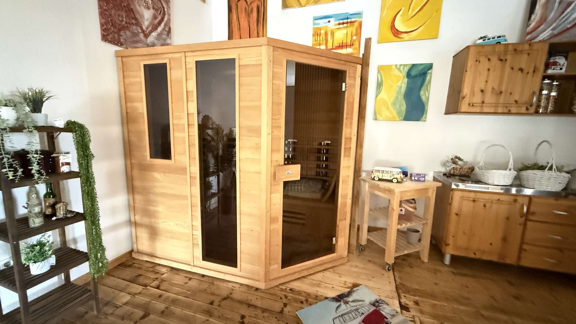Sauna im Schlafzimmer